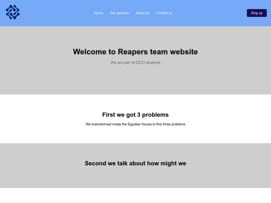 ourservices screenshot