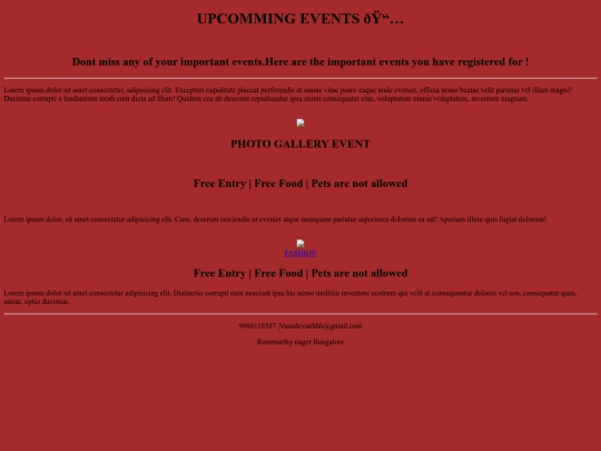 Events/event screenshot