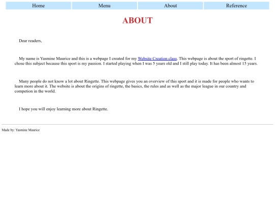 project/about screenshot
