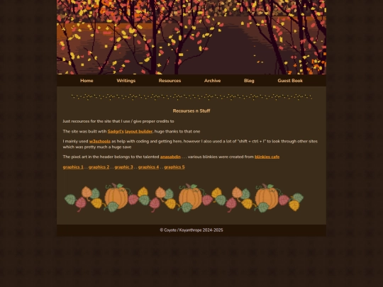 recourses screenshot