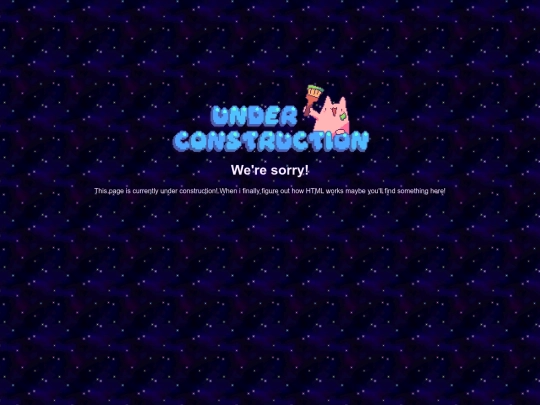 UnderConstructionPage screenshot
