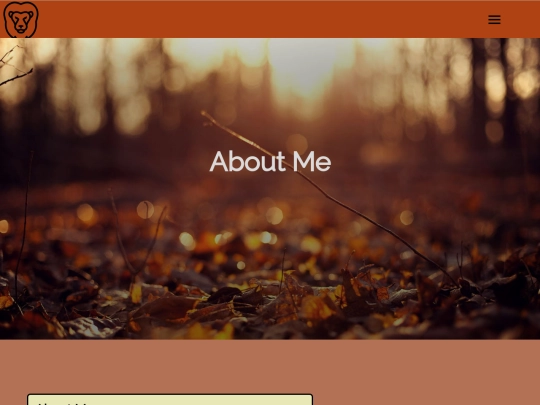 aboutMe screenshot