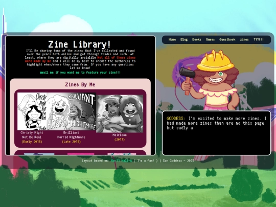 zines screenshot