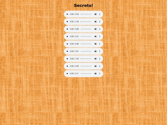 secrets screenshot