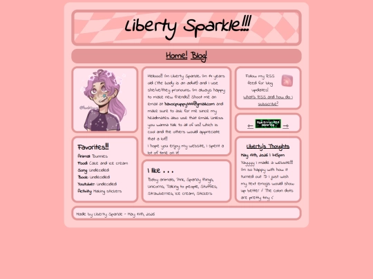 libertysparkle/home screenshot