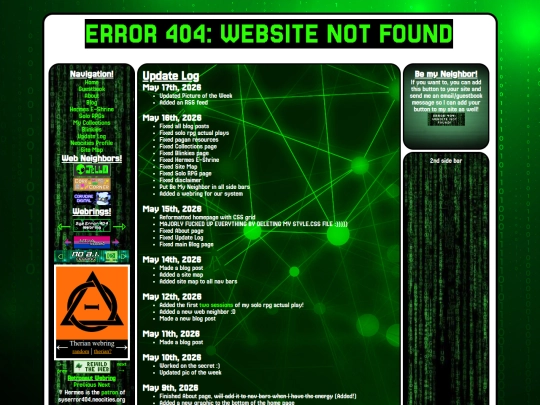 updatelog screenshot