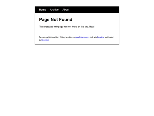 not_found screenshot