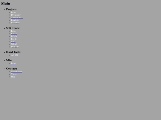 menulist screenshot
