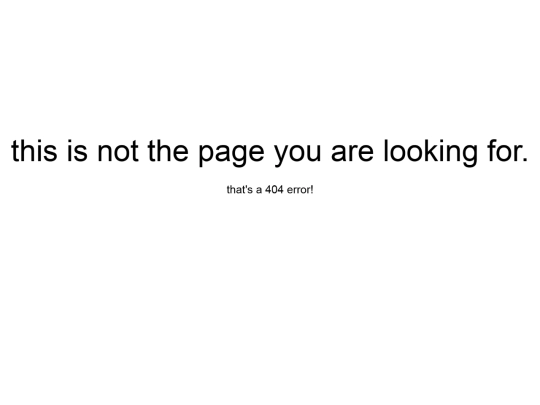 not_found screenshot