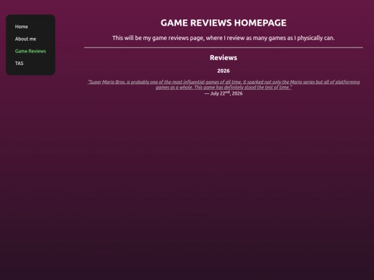game-reviews screenshot