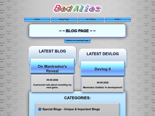 blog screenshot