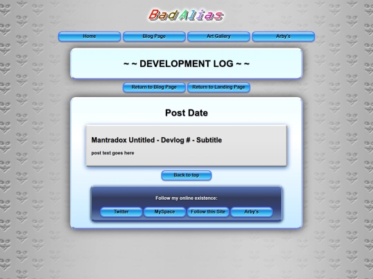 devlog/0000_newtemplate screenshot