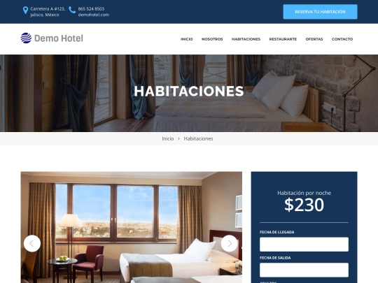 demo-hotel/single_room screenshot