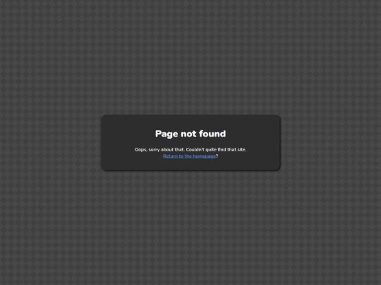 not_found screenshot