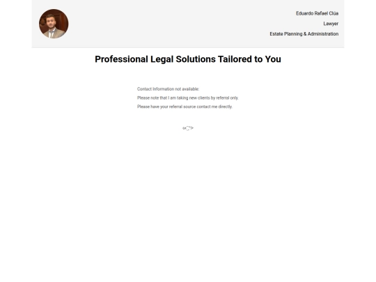 Profile/Contacto screenshot