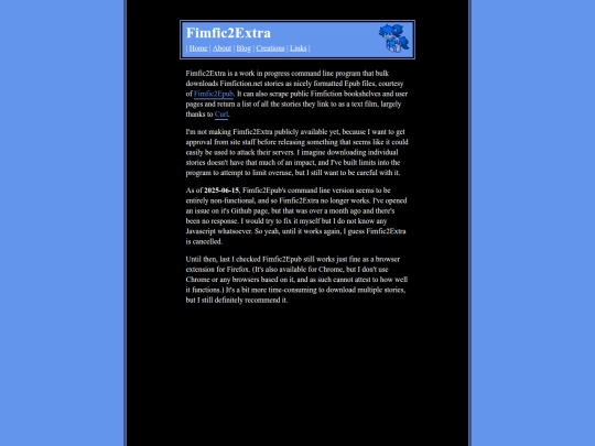 creations/software/Fimfic2Extra screenshot