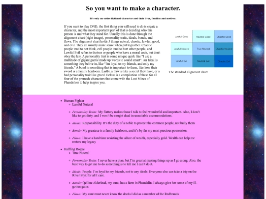 assignments/DND/player screenshot