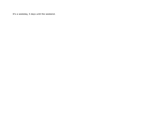 assignments/Java Mini/Weekend screenshot