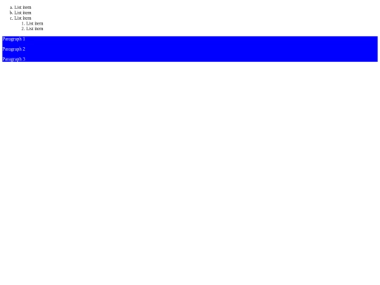 assignments/blither screenshot