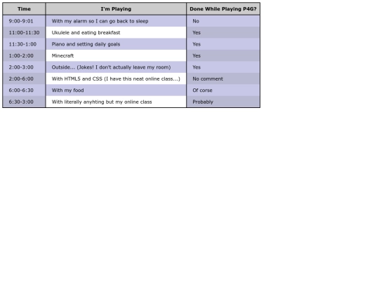 assignments/schedule screenshot