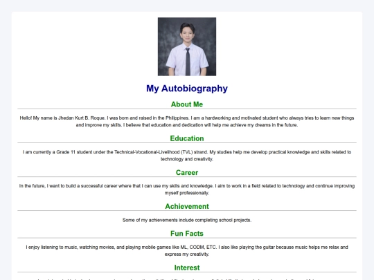 Autobiography folder/mine screenshot