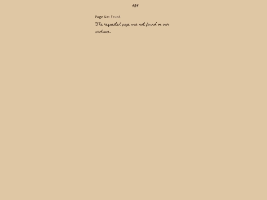 not_found screenshot