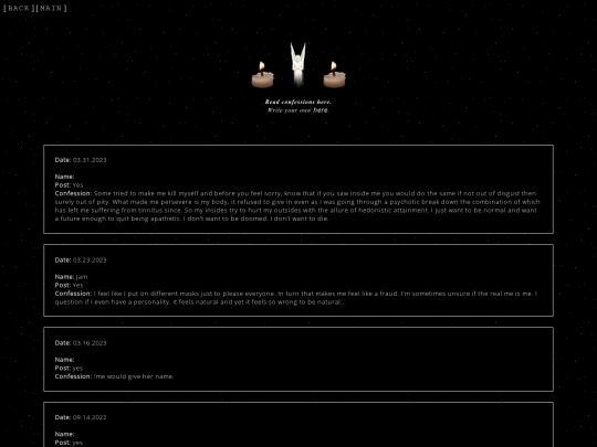pages/confessionwall screenshot
