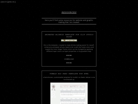 pages/resources screenshot
