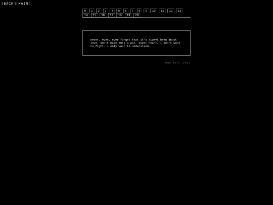 words/fragments screenshot