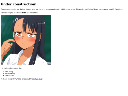 index screenshot