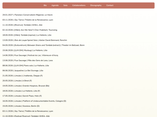 agenda screenshot
