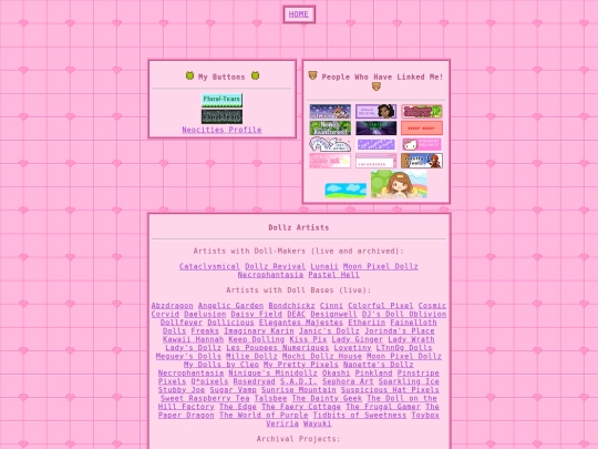 Links screenshot