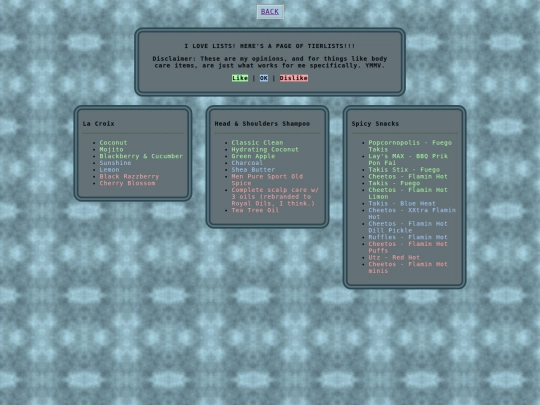 Misc/TierLists screenshot