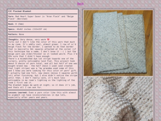 Yarn-Projects/C2C-Flecked-Blanket screenshot