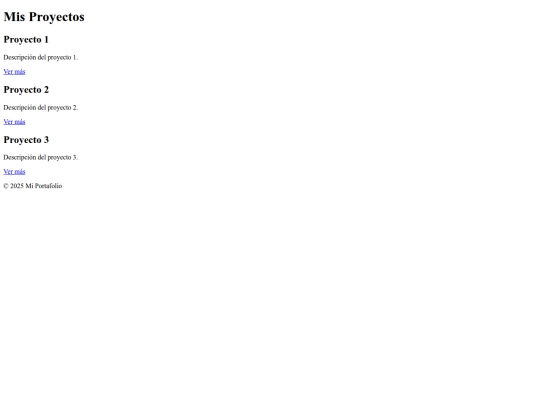 Dashboard/Portafolio/proyectos screenshot