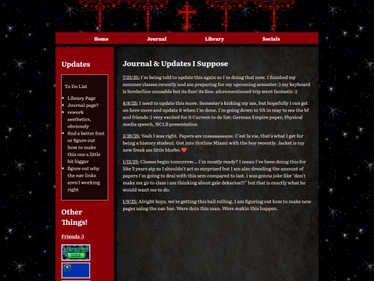 journal screenshot