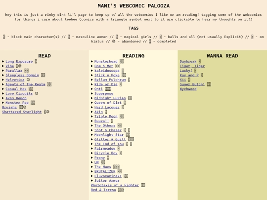 webcomics screenshot