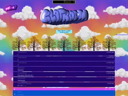 Chatroom screenshot