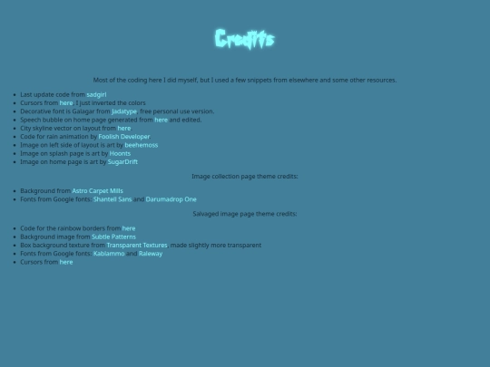 credits screenshot