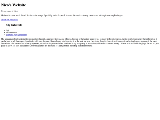 index screenshot