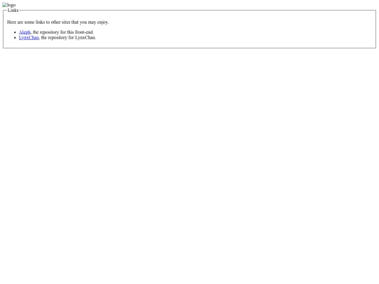 links screenshot