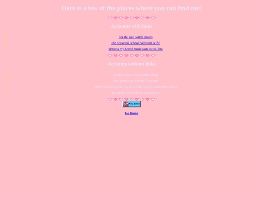 socials screenshot