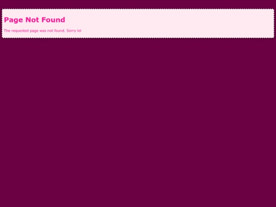 not_found screenshot