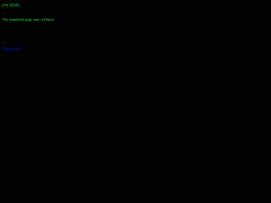 not_found screenshot