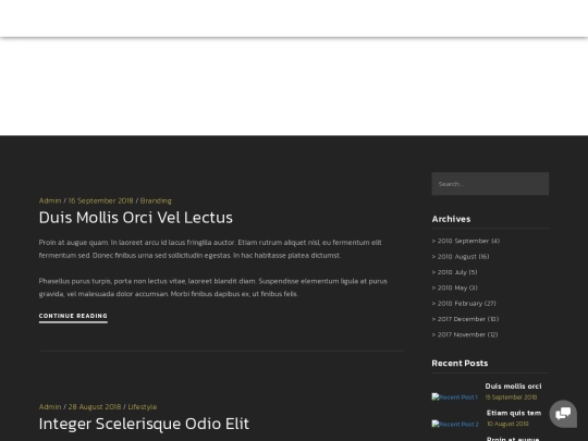 templates/highway/blog screenshot