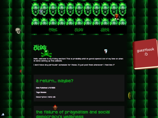 blog screenshot