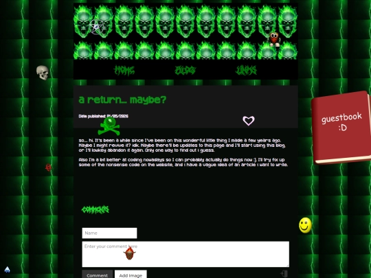 blog/return screenshot