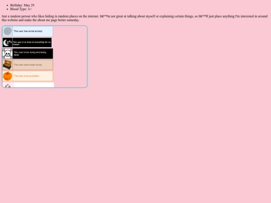 Info screenshot