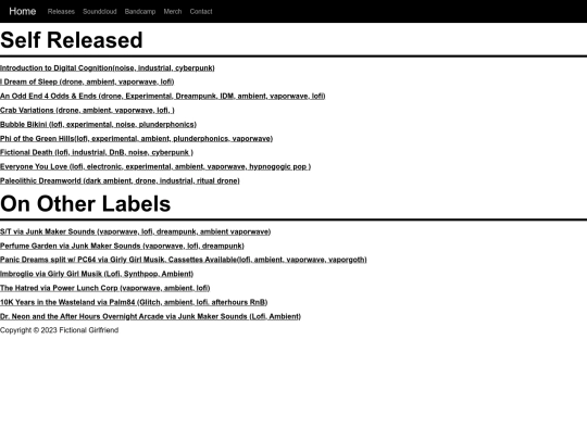 releases screenshot