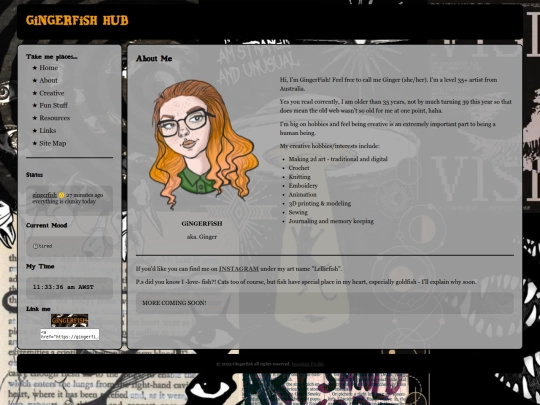 aboutme screenshot